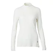 【荒野wildland】女Highest彈性立領保暖衣 H2661S米白色