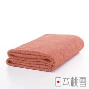 【日本桃雪】精梳棉飯店浴巾(多色任選- 粉橘) | 鈴木太太公司貨