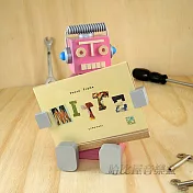 搖擺機器人相框音樂盒粉紅色