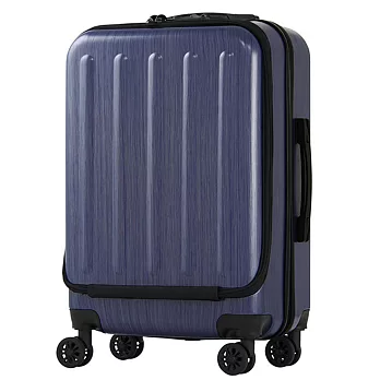 日本LEGEND WALKER 5403-55-22吋 PC公事行李箱 拉絲藍22吋拉絲藍