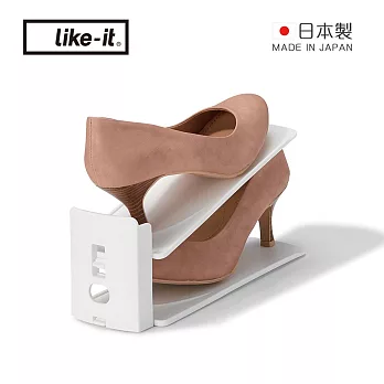 【日本like-it】可調式鞋類收納整理架(6入組)