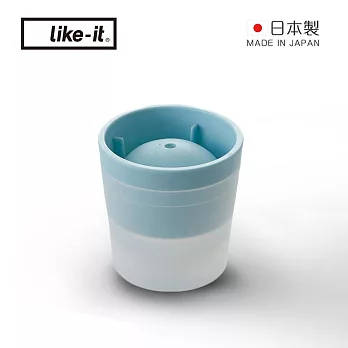 【日本like-it】日製威士忌冰球製冰盒(6cm)  -藍