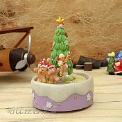 士兵薑餅人聖誕樹音樂盒