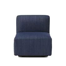 [MUJI無印良品]組合沙發/無扶手本體用套/小/棉丹寧/藍色