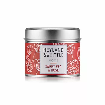 【H&W 英倫薇朶】玫瑰香豌豆香氛燭罐180g
