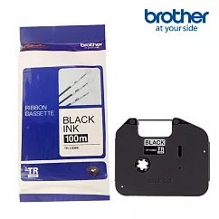 Brother TR─100BK 套管標籤機碳帶 ( 12mm 黑色 )