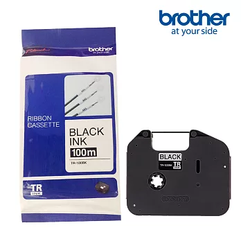 Brother TR-100BK 套管標籤機碳帶 ( 12mm 黑色 )