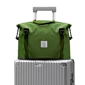 DF生活館 - 韓風大容量防潑水多功能旅行袋可掛行李箱-共3色 綠色