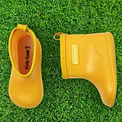 日本KidsForet B81824Y 黃色 兒童雨鞋14黃色
