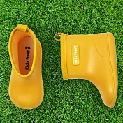 日本KidsForet B81824Y 黃色 兒童雨鞋16黃色