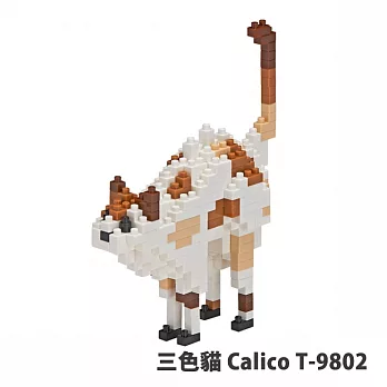 【Tico 微型積木】T-9802 三色貓 Calico