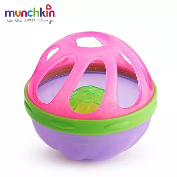 munchkin滿趣健-寶寶洗澡玩具戲水球-粉