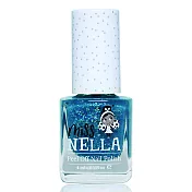 英國 【Miss NELLA】 兒童水性可撕式安全指甲油-亮片深海藍 MN15 (4ml)