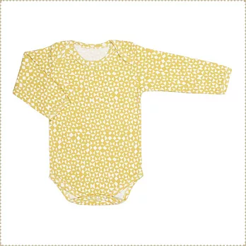 比利時 Trixie-有機棉長袖包屁衣(74-80cm)-金黃起司