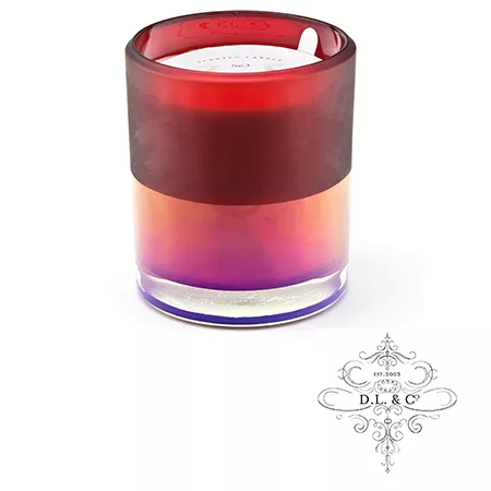 美國 D.L. & CO. ION FROSTED 霓虹光瓶系列 Cranberry 波光卡西斯 香氛禮盒 709g