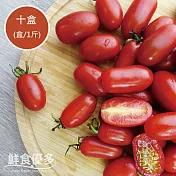 【鮮食優多】花田有機轉型玉女小蕃茄10盒(1斤/盒)