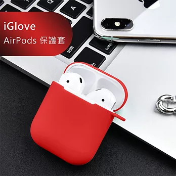 【WiWU】iGlove AirPods 矽膠保護套 - 紅色