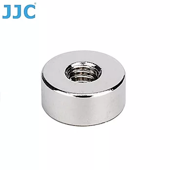 JJC機械快門鈕座 快門鈕轉接座SRB-M(直徑8mm)轉接器適輕單類單微單眼單反相機快門鍵-銀色SILVER 銀色