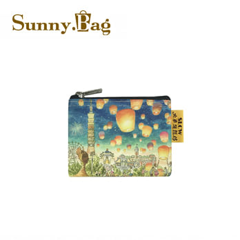 Sunny Bag - 火車頭顏坊-零錢包-台北印象