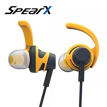 SpearX S2高音質運動耳機-黃