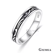GIUMKA 情侶戒指 925純銀 愛的圖騰 戒指 單個價格 MRS08027細版美國戒圍5