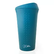 美國GoSili鉑金矽膠❚16oz❚TOGO咖啡隨行杯(湛藍) (環保吸管 矽膠吸管 總代理公司貨)