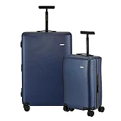 【BENTLEY】28吋+20吋 PC+ABS 鋁合金拉桿尊榮硬殼行李箱 二件組-藍