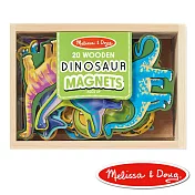 美國瑪莉莎 Melissa & Doug 益智 - 恐龍造型木質磁鐵貼