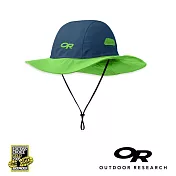 【美國Outdoor Research】經典款防水透氣防曬可折疊遮陽帽-藍綠色XL