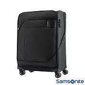 Samsonite新秀麗 27吋Janik商務功能性飛機輪TSA布面行李箱(黑色)