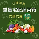 【鮮食優多】花蓮有機蔬菜箱『健康宅配』組合配送八次