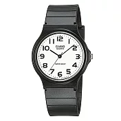 【CASIO】超薄經典指針錶-白面粗黑數字(MQ-24-7B2)