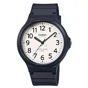 【CASIO】大錶面簡約文青休閒錶-數字白面(MW-240-7B)