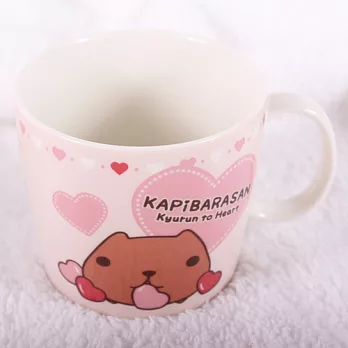 Kapibarasan 水豚君愛心印花馬克杯