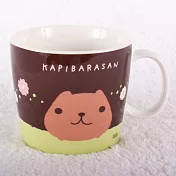 Kapibarasan 水豚君園野系列馬克杯。咖