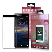 Xmart for SONY Xperia 10 Plus 超透滿版 2.5D 鋼化玻璃貼-黑黑