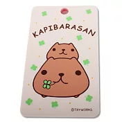 Kapibarasan 水豚君卡片收納吊牌-黃/粉紅