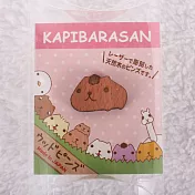 Kapibarasan 水豚君系列木製徽章(九款)。爆走君