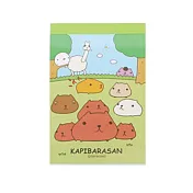 Kapibarasan 水豚君小型便條本。田園