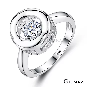 GIUMKA 純銀戒指 美好時代 心動時分跳舞石系列 925純銀 MRS08002美國戒圍6