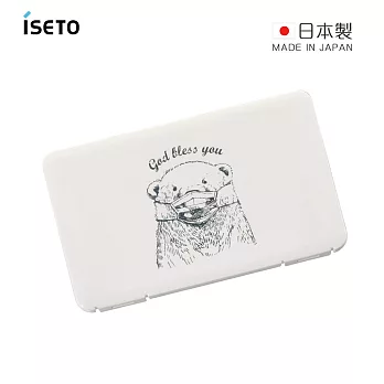 【日本ISETO】日製隨身口罩收納盒-2入- 白熊