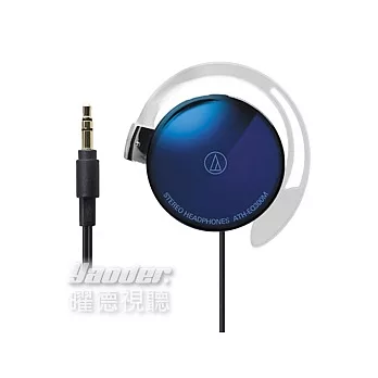 鐵三角 ATH-EQ300M 黑色 耳掛式耳機 超輕薄20g  藍色