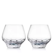 《ROGASKA》歐洲頂級水晶-華麗綻放系列 威士忌刻花杯-2支裝 (無鉛手工水晶酒杯)