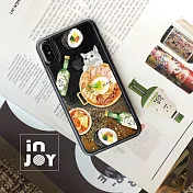 INJOYmall for iPhone XS 部隊貓吃泡菜 透明 閃亮 流沙手機殼 保護殼