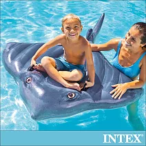 【INTEX】魟魚戲水浮排/水上坐騎 適用3歲以上(57550)