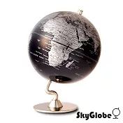 SkyGlobe 5吋深藍色金屬底座地球儀(英文版)