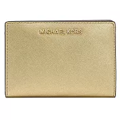 MICHAEL KORS 防刮證件零錢包-金色(現貨+預購)金色