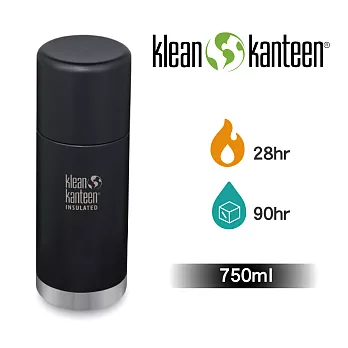 【美國Klean Kanteen】TKPro不鏽鋼保溫瓶-750ml消光黑