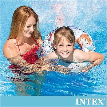【INTEX】冰雪奇緣ELSA-游泳圈51cm適用3-6歲(56201)
