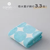 CB Japan泡泡糖 幾何系列超細纖維3倍吸水毛巾天空藍